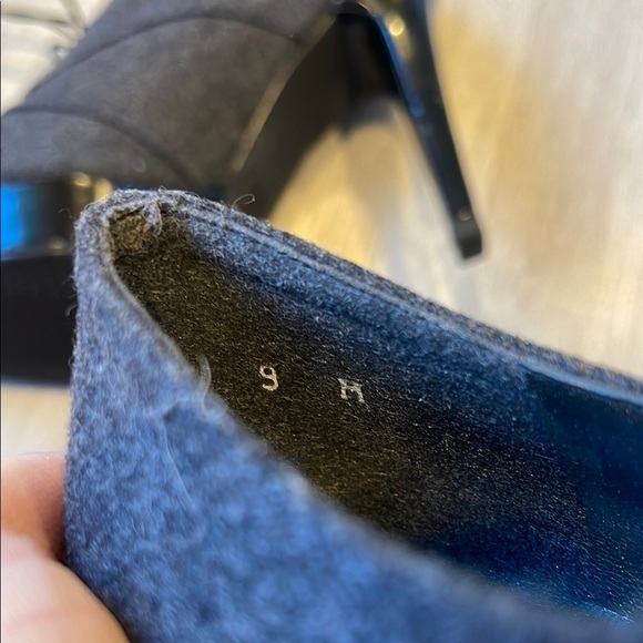 Stuart Weitzman Tweed heels Booties Grey Size 9 - Picture 12 of 12